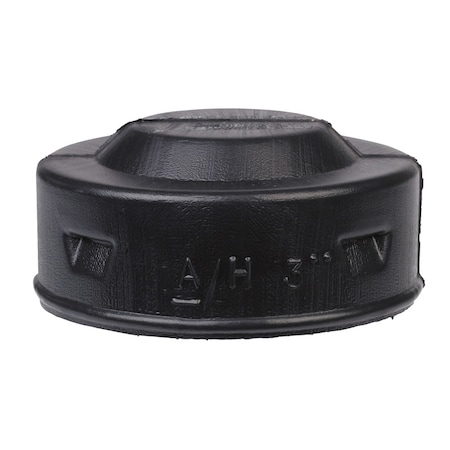 Advanced Drainage Systems Advance Drainage Systems 3 in. Snap Polyethylene 4 in. Cap 1 pk 0332AA